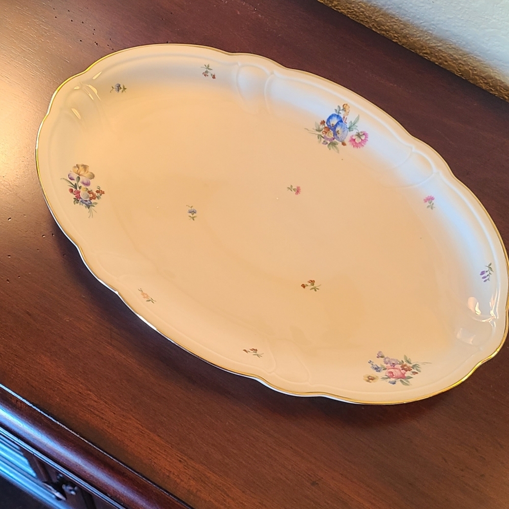 Hutschenreuther Abt. Paul Müller Selb Bavaria Germany 15 inch serving platter🐣